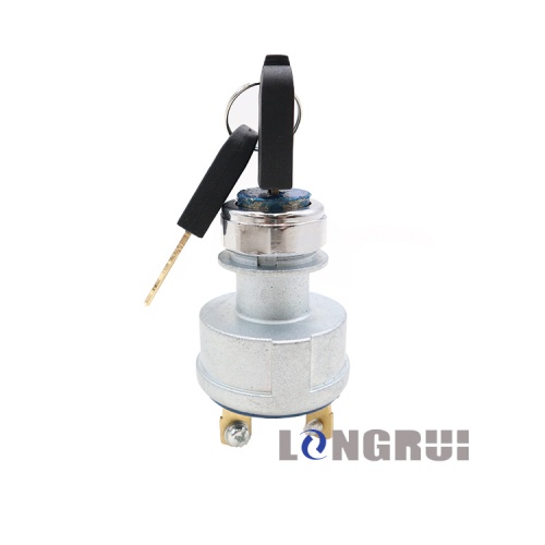 LONGRUI Construction Machinery Parts Ignition Switch with 2 Keys 4 Lines for E320C 320C Starter Switch Excavator Parts 9G-7641 9G7641